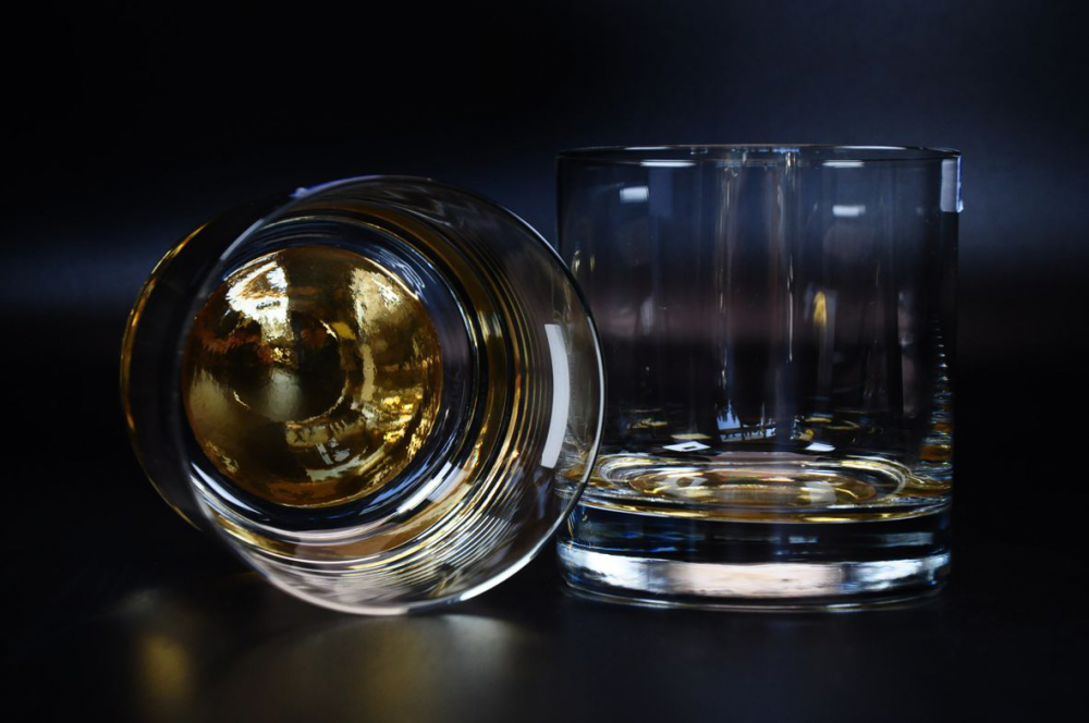 Whiskybecher Gold - 2er Set