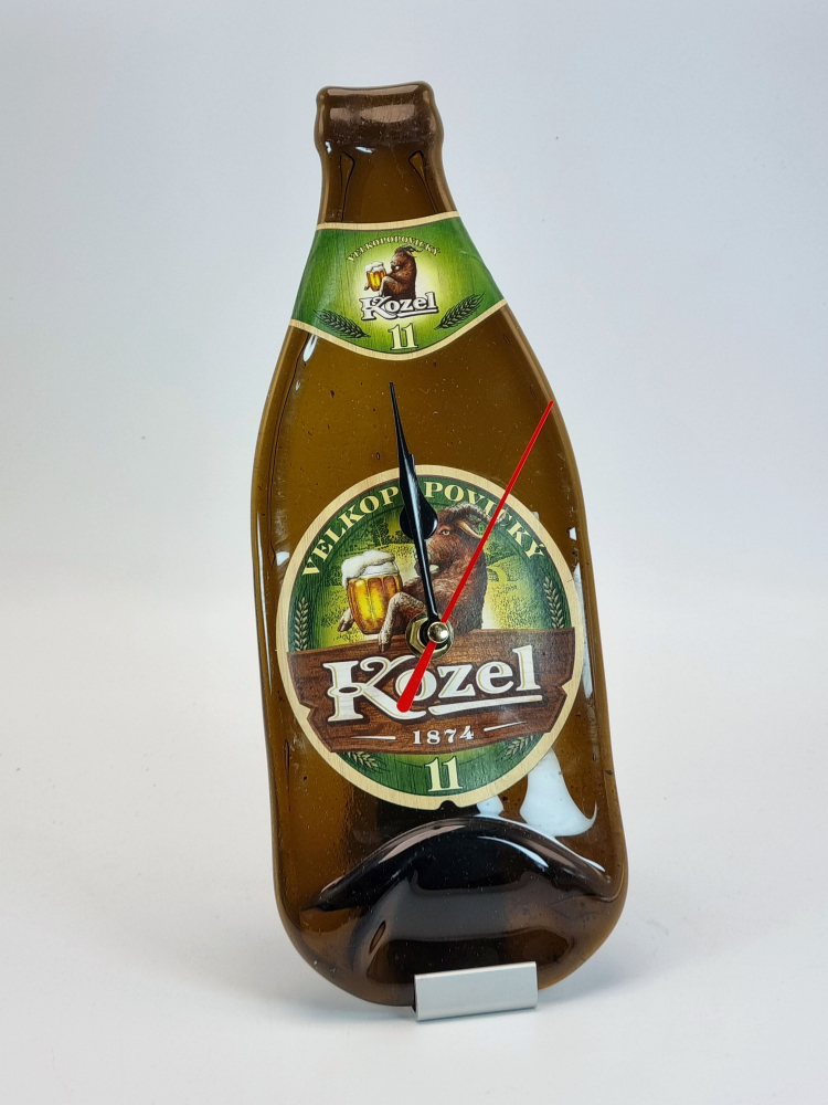 Bierflaschenuhr Kozel